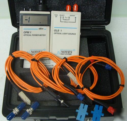 Noyes OPM1-1B meter & OLS1-1B source, mm fiber test set