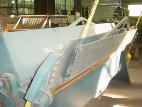 Chicago hand or pan break 8 ft wide 12 gauge capacity