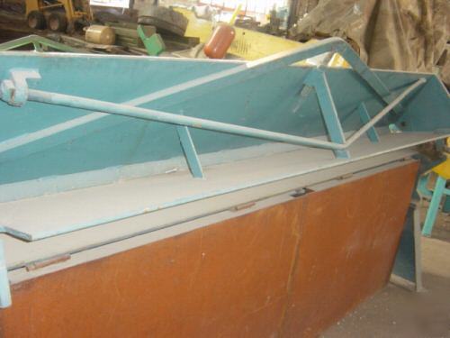 Chicago hand or pan break 8 ft wide 12 gauge capacity