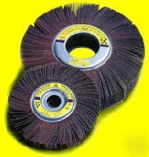 Flap wheels unmounted 4 dia x 2-1/2 widex 5/8 h 180GRIT