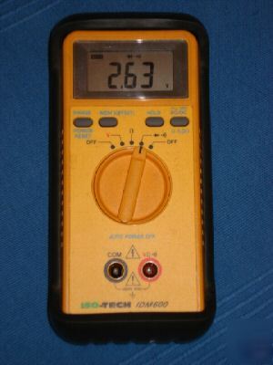 Iso-tech idm 600 multimeter exc cond