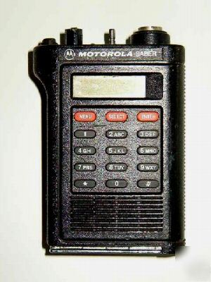 Motorola saber uhf portable full key pad