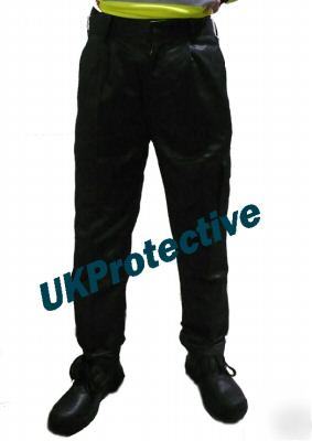 Navy nylon work wear trousers - large (Â£11.50 inc.del.)