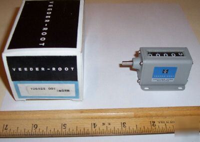 New veeder-root 726825 001 mechanical counter. in box