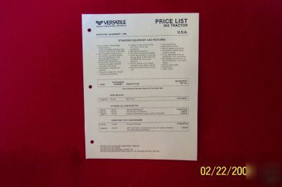 Versatile advertising & promotional binder full of info