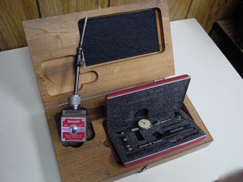 Dial indicator & mag base - starrett 