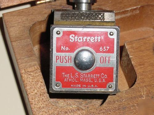 Dial indicator & mag base - starrett 