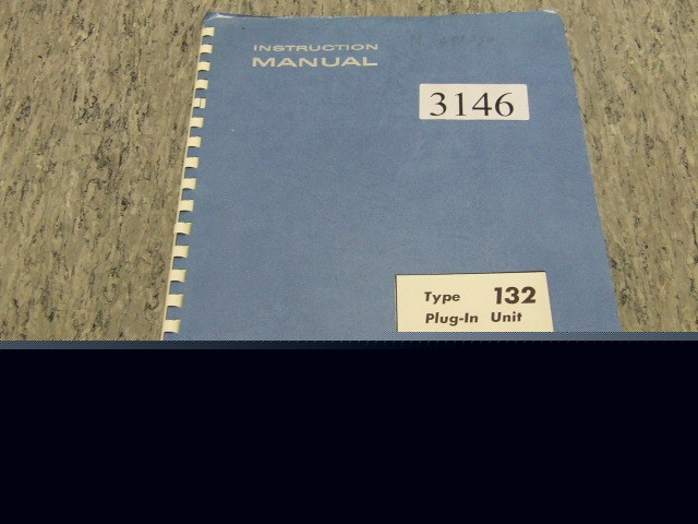 Tektronix type 132 plug-in unit power supply manual