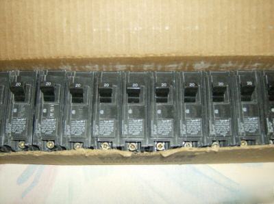 20 amp circuit breakers; unused