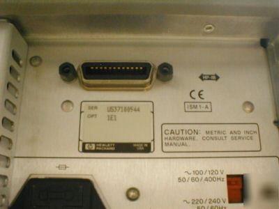 Hp hewlett packard agilent 83712B 20 ghz sweepgenerator