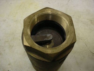 2'' double poppet foot valve unused morrison bros 