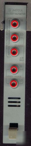44701A integrating voltmeter 5 1/2 digit plugin 3852A 