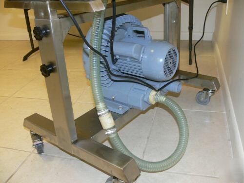 Apolo S1000 horizontal band sealer w/air suction +coder