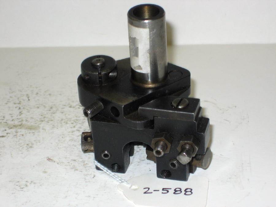 Brown & sharpe right & left hand turning tool w/support