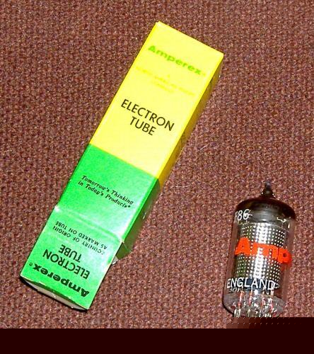 EF86 / 6267 amperex marked pentode nos vacuum tube