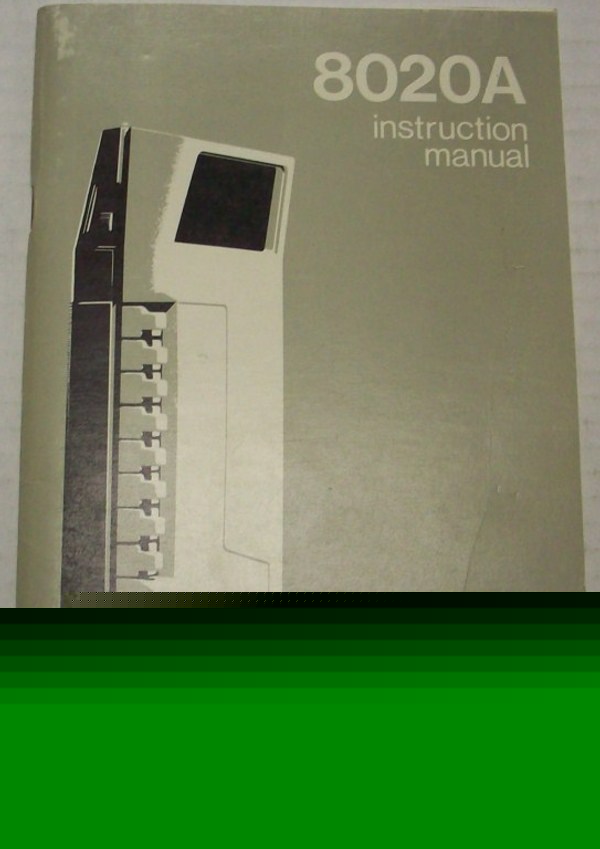 Fluke 8020A digital multimeter op/svc manual - $5 ship 