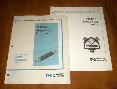 Hp 11667A &11721A operation & service manual 