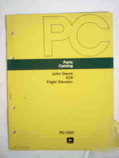 John deere 428 flight elevator parts catalog-nice 