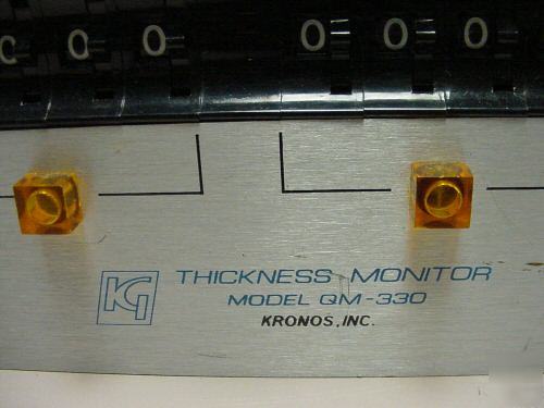 Kronos ki thickness monitor dual digital model qm-330