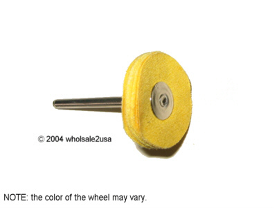 Lot of (10) buffing wheels for dremel [bulk] $0.99 -yel