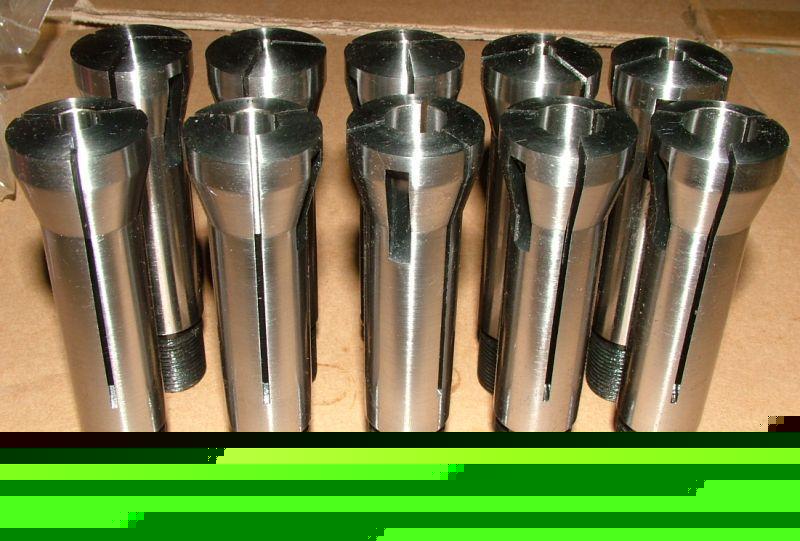 New 10 pc 5V c size collet set for van norman mill 