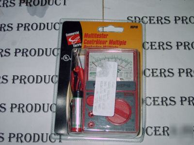 Nib commercial electric multitester 15 ranges 6 function 