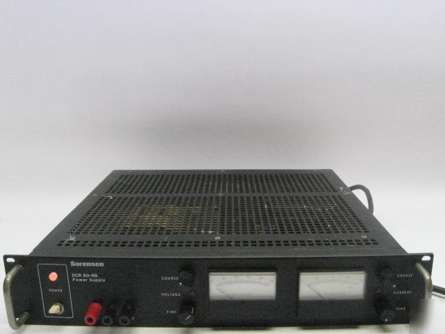 Sorensen dcr 80-6B power supply