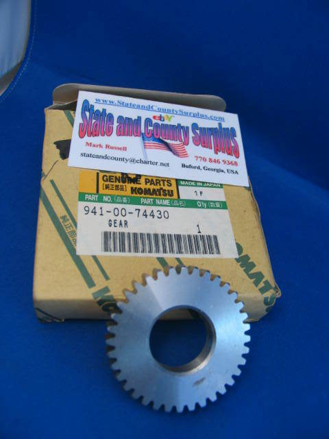 Komatsu part # 941-00-74430 gear