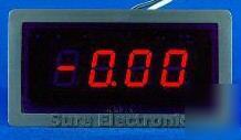( 3 1/2 ) digital red led dc 0~Â±20V volt panel meter