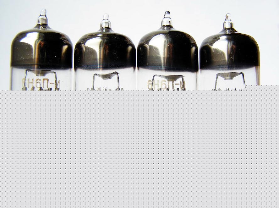 8 x ECC99 = E182CC = 6N6P-i double output triodes