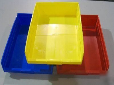 8020 shelf bin 17.875 x 11.125 x 4 yellow 2596 y