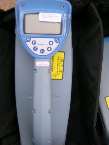 New radiodetection RD4000 T10 cable locator brand 