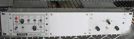 Cohu surveillance cctv video remote pan tilt lens camer
