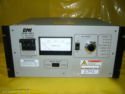 Eni oem-6B3 rf generator 3 phase 650W 13.56MHZ