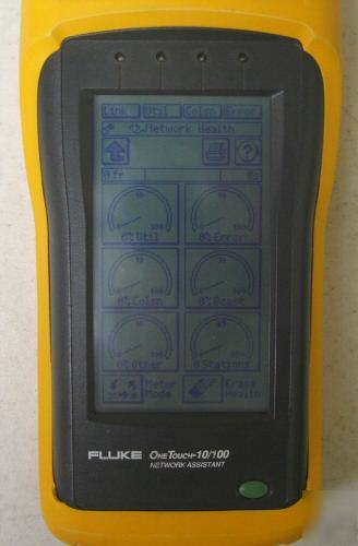 Fluke onetouch 10/100 network assistant cable test