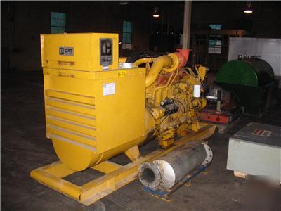 130 kw genset 3306 cat engine remote radiator on skid