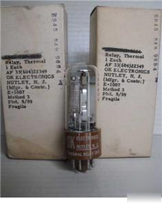 2 nos ok electronics e-1007 time delay relay tube