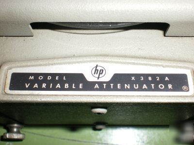 Hp agilent X382A variable attenuator