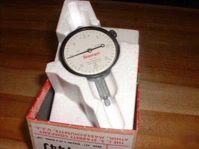 New dial indicator starrett#25-144J range.100 grd.001 
