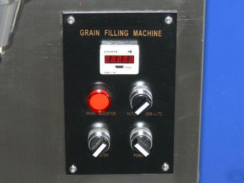 New semiauto volumetric filling machine grain dispenser