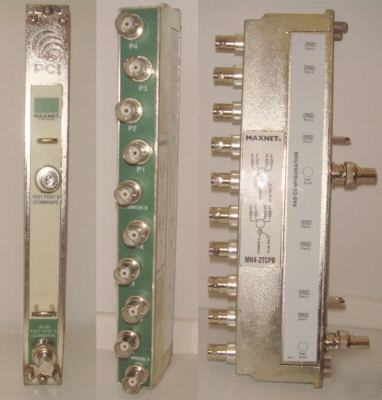 Pci maxnet MN4-2TCPB dual 4-way combiner/splitter