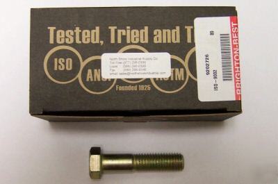 100 brighton-best grade 8 hex cap screw 5/16-24 x 1-1/2