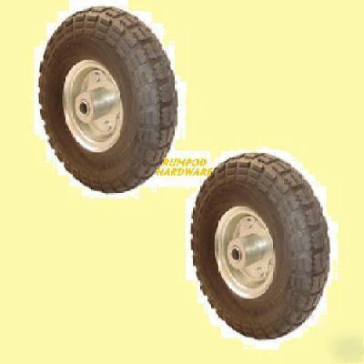 300 - 4 pneumatic tyre wheels barrow cart trolley truck