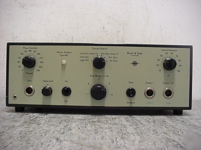Bruel kjaer motion analyzer 4911 *tested & working*