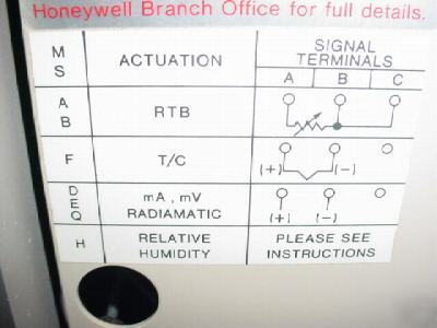Honeywell temperature chart recorder for process, plant