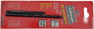 Vermont american black max 12-24 tap & #16 drill bit