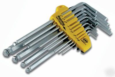 Wiha 66991 MagicRing Screw Holding Hex Tool Kit - 13-Piece Set For Precision Work