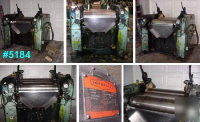 13 in. x 32 in. lehmann three roll mill - 2 speed