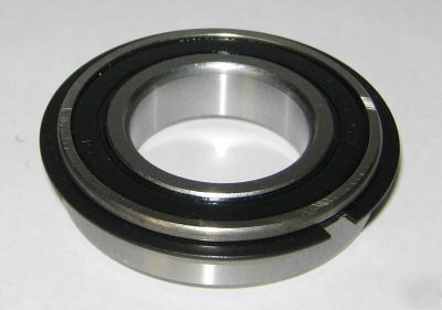(10) 6006-2RS- ball bearings w/snap ring, 30X55 mm