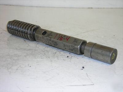 Acme thread gage 1.1/8-4 ga no. 2084 oal 8.50''